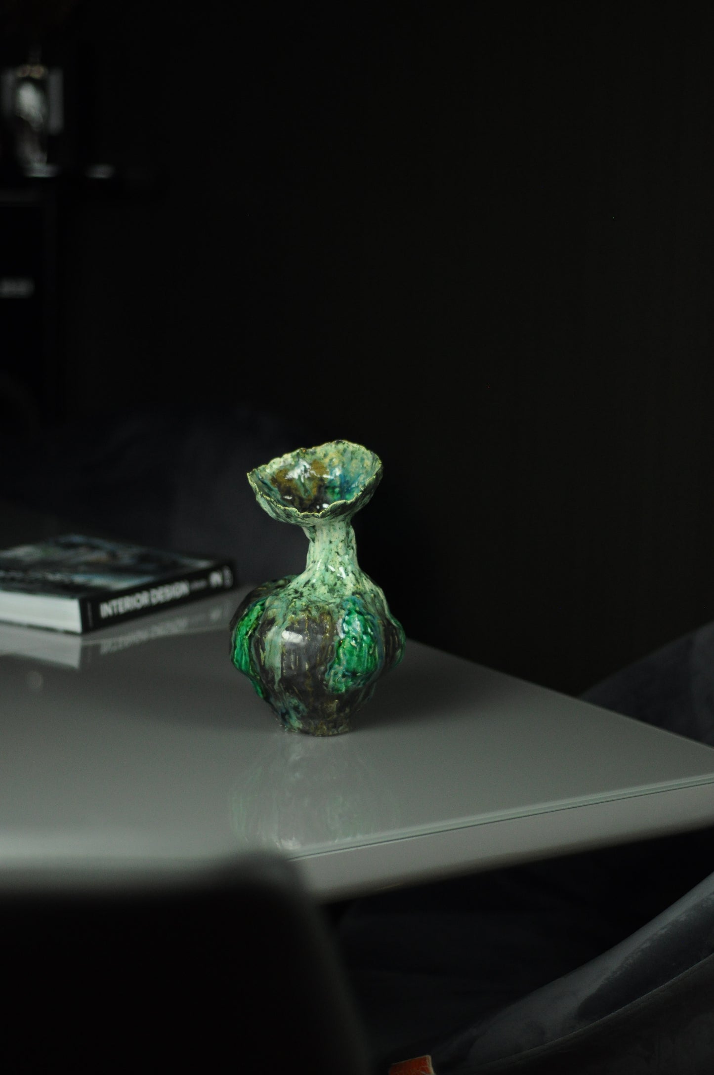 Handmade art Vase for dried flowers decor