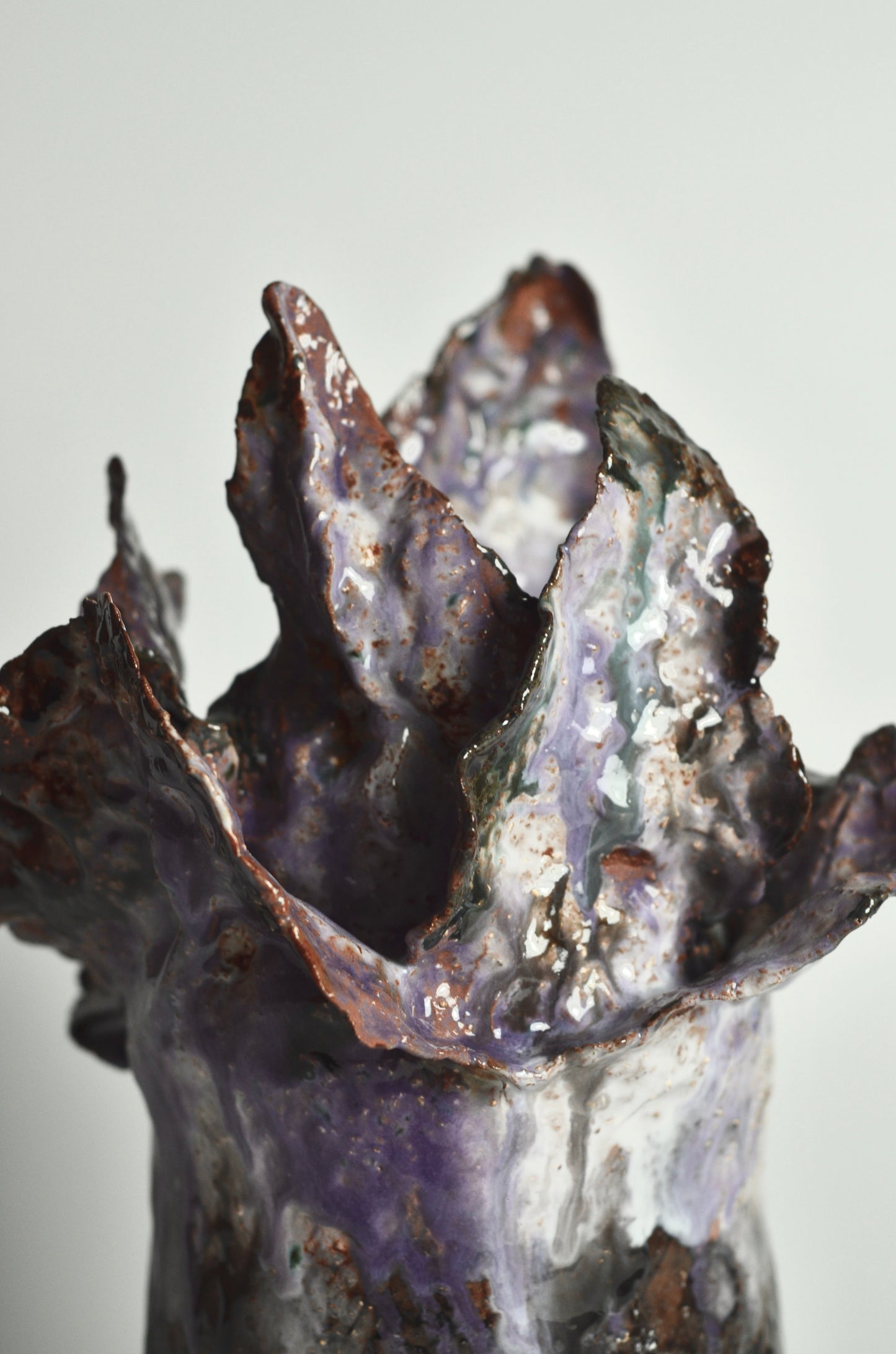 Ceramic art vase