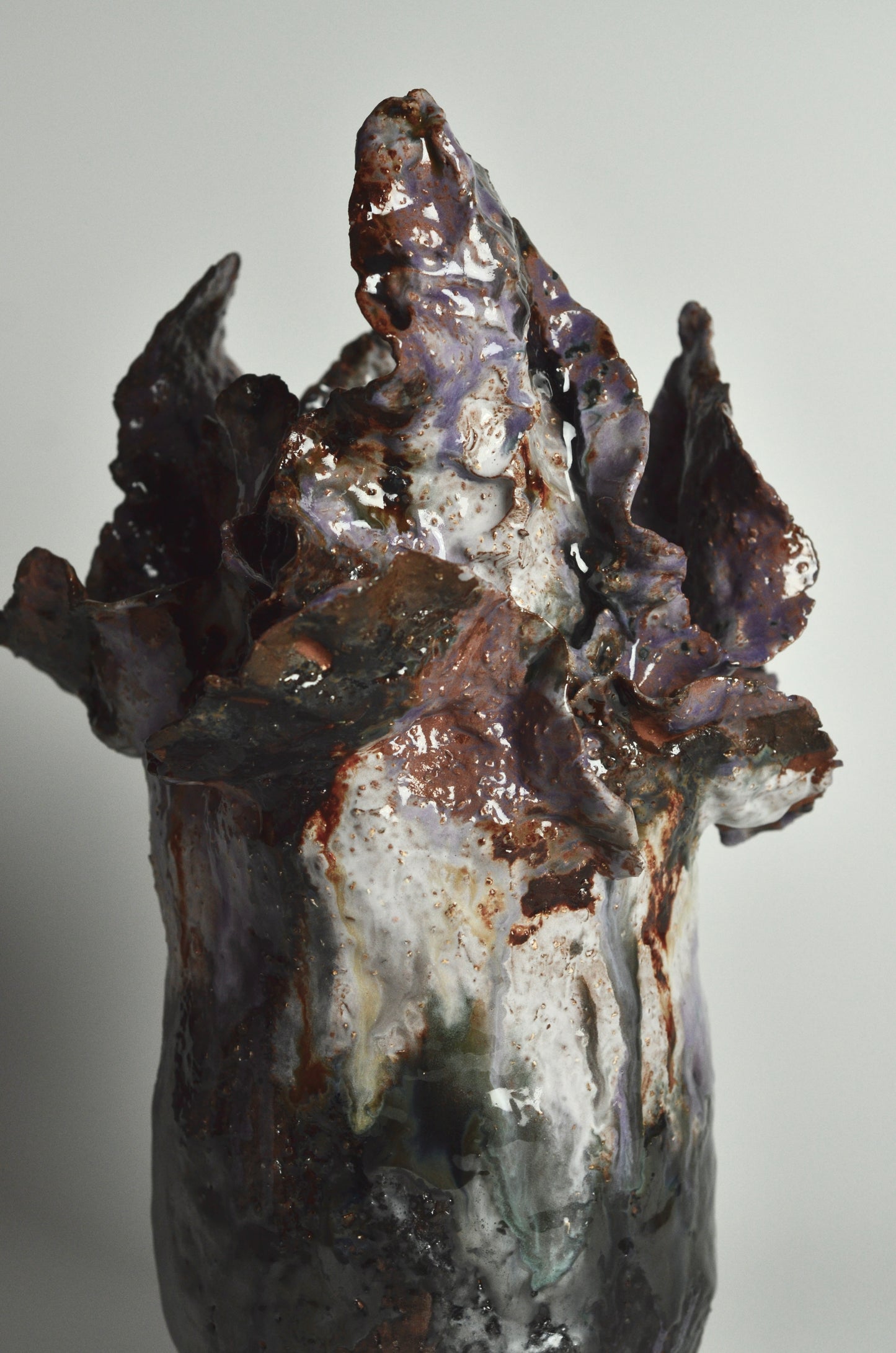 Ceramic art vase