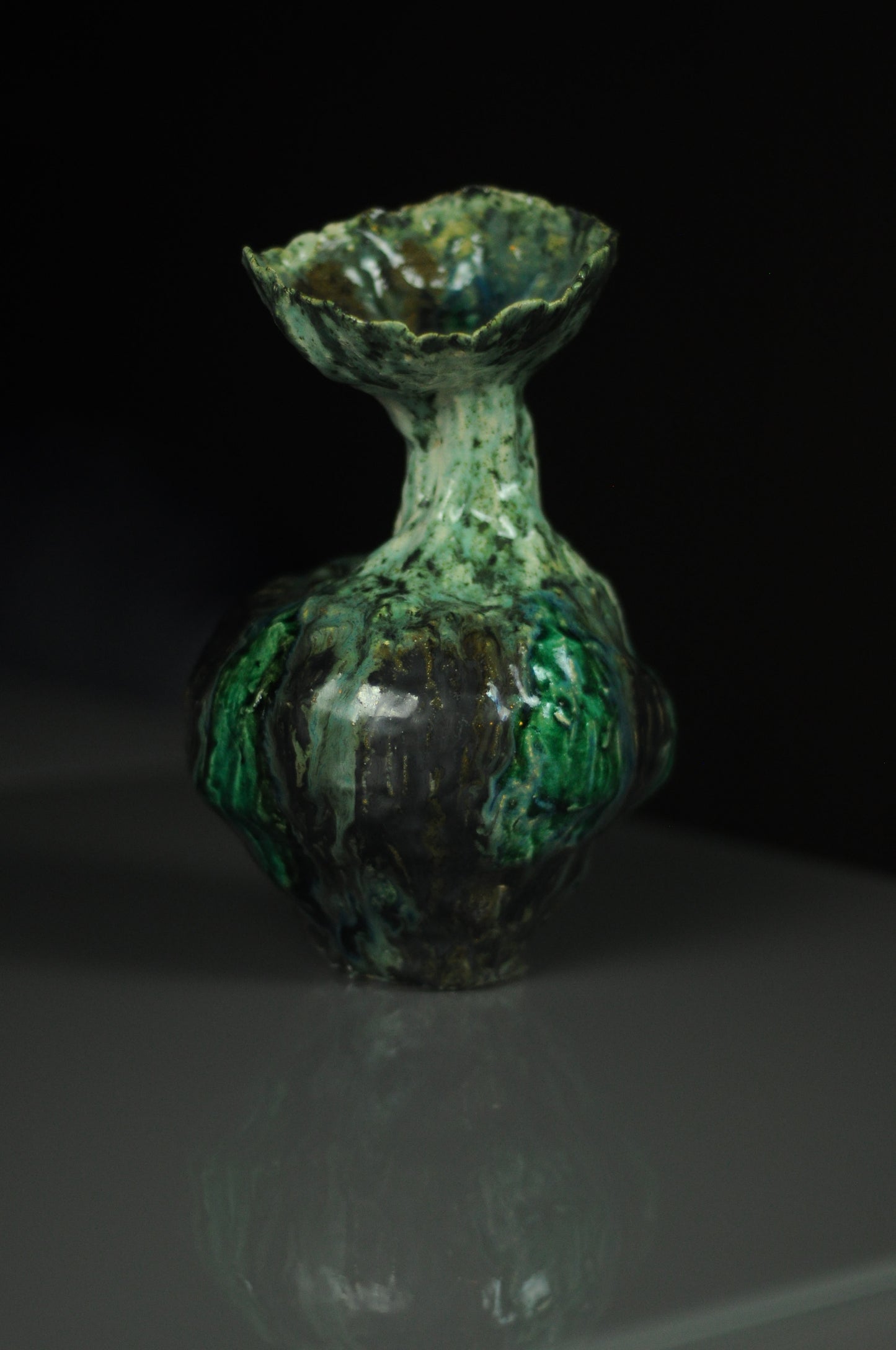 Handmade art Vase for dried flowers decor