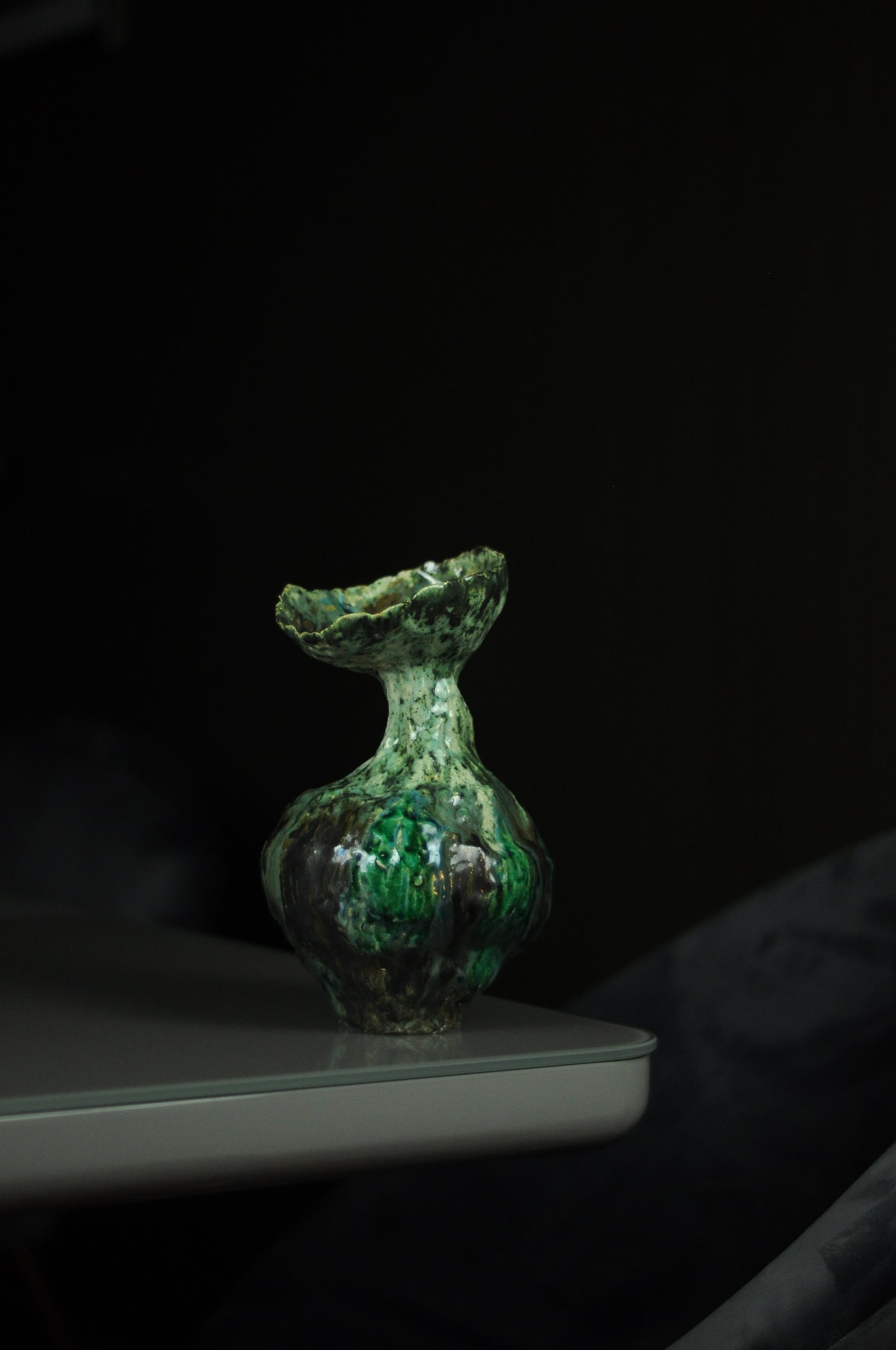 Handmade art Vase for dried flowers decor