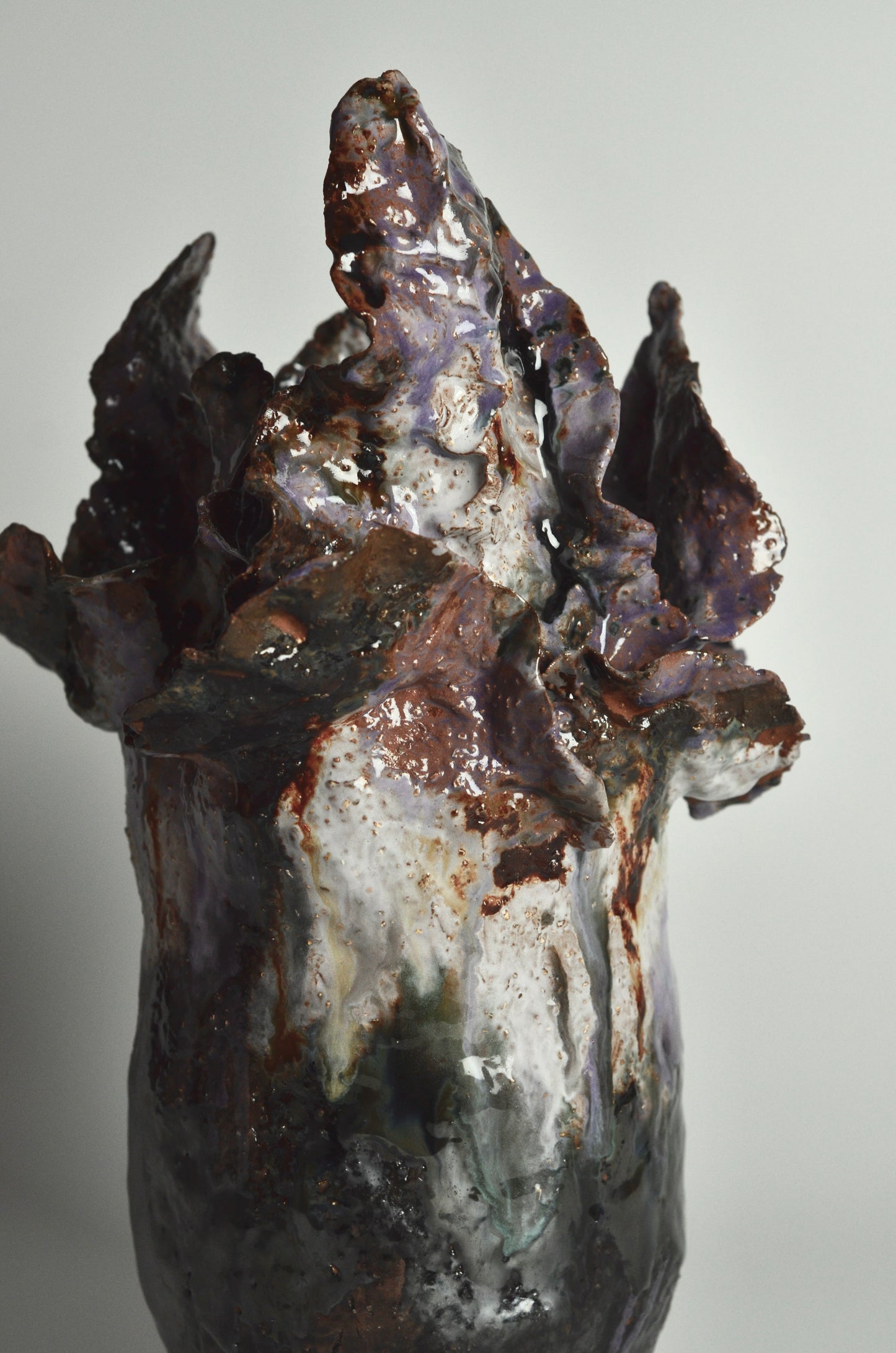 Ceramic art vase
