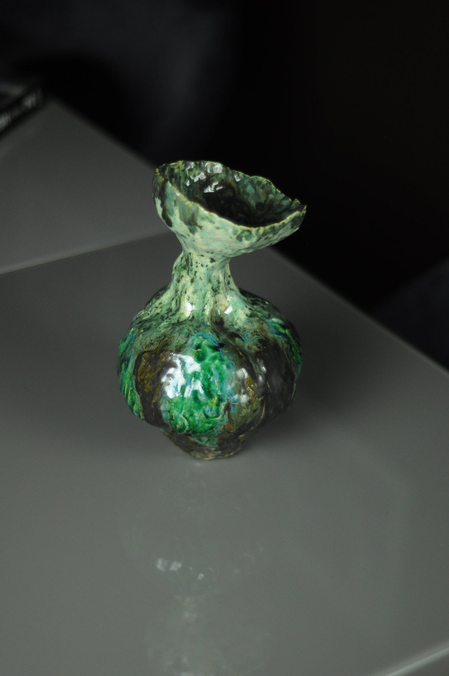 Handmade art Vase for dried flowers decor