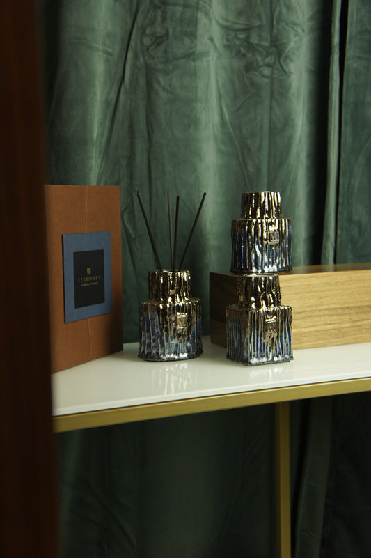 Set of three Ceramic diffusers for home fragrances - Hedonism collection