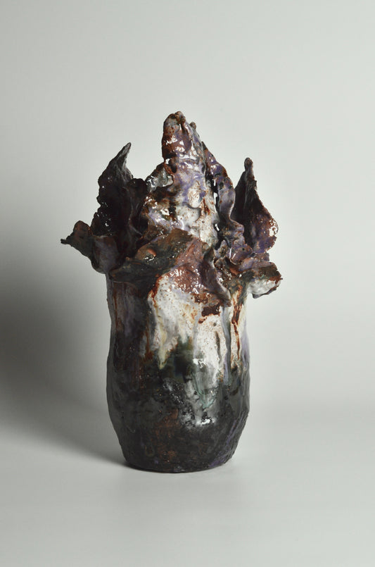 Ceramic art vase