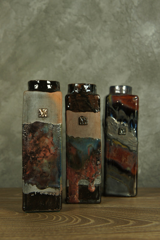 Set of three wabi-sabi Ceramic diffusers for home fragrances - Hedonism collection