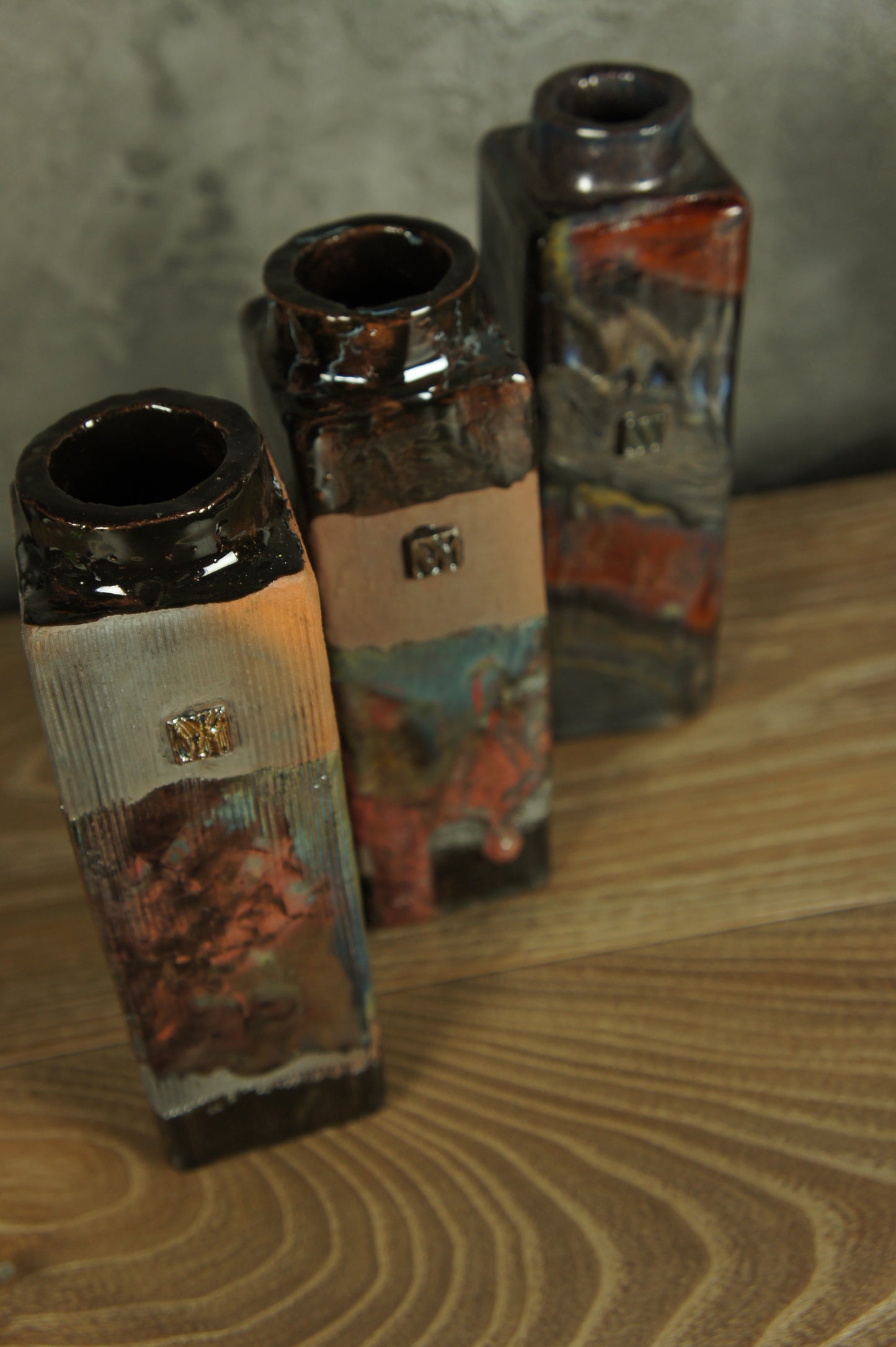 Set of three wabi-sabi Ceramic diffusers for home fragrances - Hedonism collection